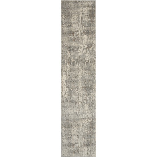 Nourison Quarry QUA03 Runner Rug, Beige/Grey, 2'2" x 10'