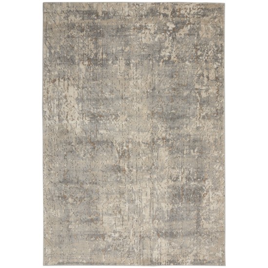 Nourison Quarry QUA03 Area Rug, Beige/Grey, 3'9" x 5'9"