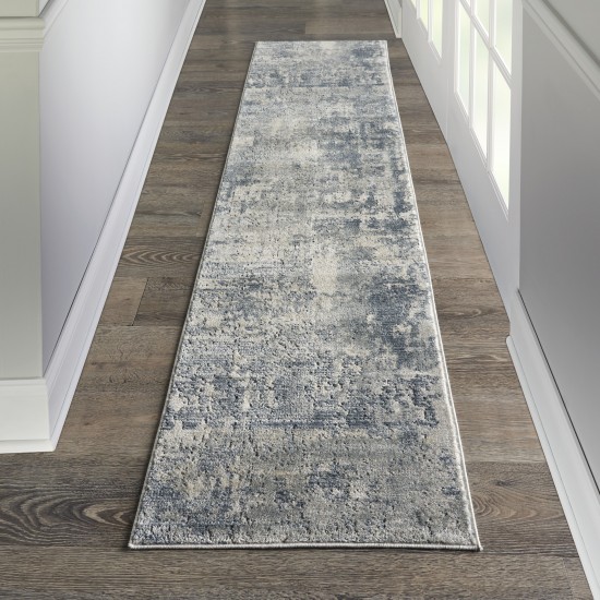 Nourison Quarry QUA04 Runner Rug, Grey/Beige, 2'2" x 10'