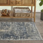 Nourison Quarry QUA04 Area Rug, Grey/Beige, 2'2" x 3'9"