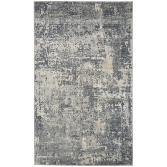 Nourison Quarry QUA04 Area Rug, Grey/Beige, 3' x 5'