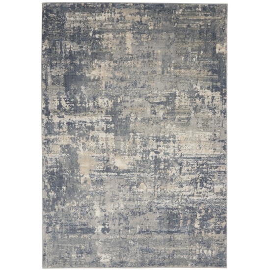 Nourison Quarry QUA04 Area Rug, Grey/Beige, 5'3" x 7'3"