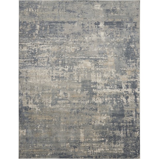 Nourison Quarry QUA04 Area Rug, Grey/Beige, 6'7" x 9'6"