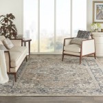 Nourison Quarry QUA05 Area Rug, Beige/Grey, 10' x 14'