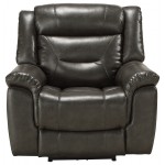 ACME Imogen Recliner (Power Motion), Gray Leather-Aire