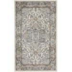 Nourison Quarry QUA05 Area Rug, Ivory/Grey, 3' x 5'