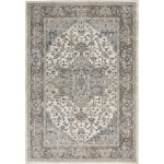 Nourison Quarry QUA05 Area Rug, Ivory/Grey, 5'3" x 7'3"