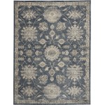 Nourison Quarry QUA06 Area Rug, Blue/Beige, 8'10" x 11'10"