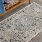 Nourison Quarry QUA07 Area Rug, Beige/Grey, 2'2" x 3'9"