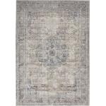 Nourison Quarry QUA07 Area Rug, Beige/Grey, 3'9" x 5'9"