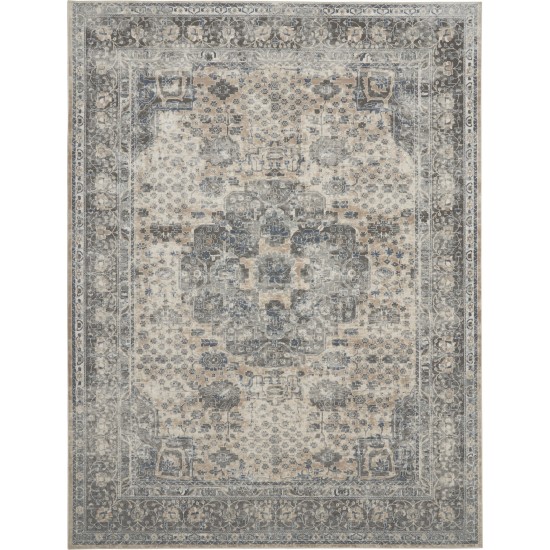 Nourison Quarry QUA07 Area Rug, Beige/Grey, 7'10" x 9'10"