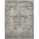 Nourison Quarry QUA07 Area Rug, Grey/Ivory, 8'10" x 11'10"