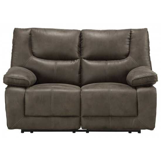 ACME Harumi Loveseat (Power Motion), Gray Leather-Aire