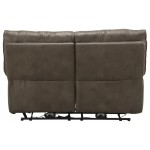 ACME Harumi Loveseat (Power Motion), Gray Leather-Aire