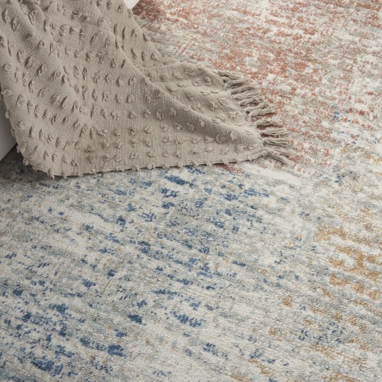 Nourison Quarry QUA10 Area Rug, Ivory/Multicolor, 8'10" x 11'10"