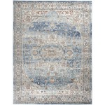 Nourison Quarry QUA11 Area Rug, Ivory/Blue, 8'10" x 11'10"