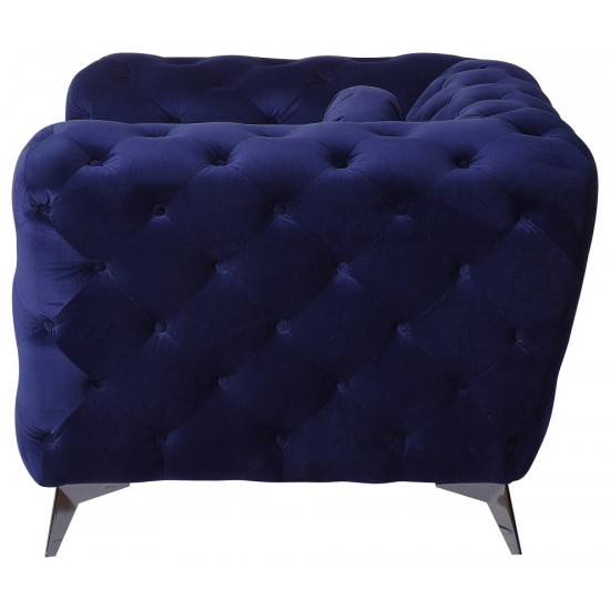 ACME Atronia Chair, Blue Fabric