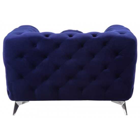 ACME Atronia Chair, Blue Fabric