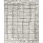 Nourison Quarry QUA13 Area Rug, Ivory/Grey, 6'7" x 9'6"