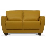 ACME Valeria Loveseat, Mustard Leather