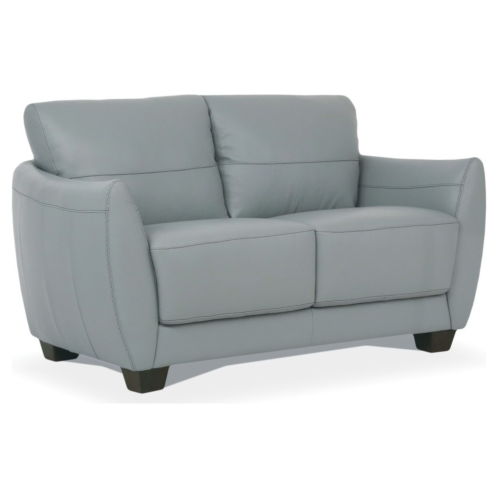 ACME Valeria Loveseat, Watery Leather ACME Valeria Loveseat, Watery Leather