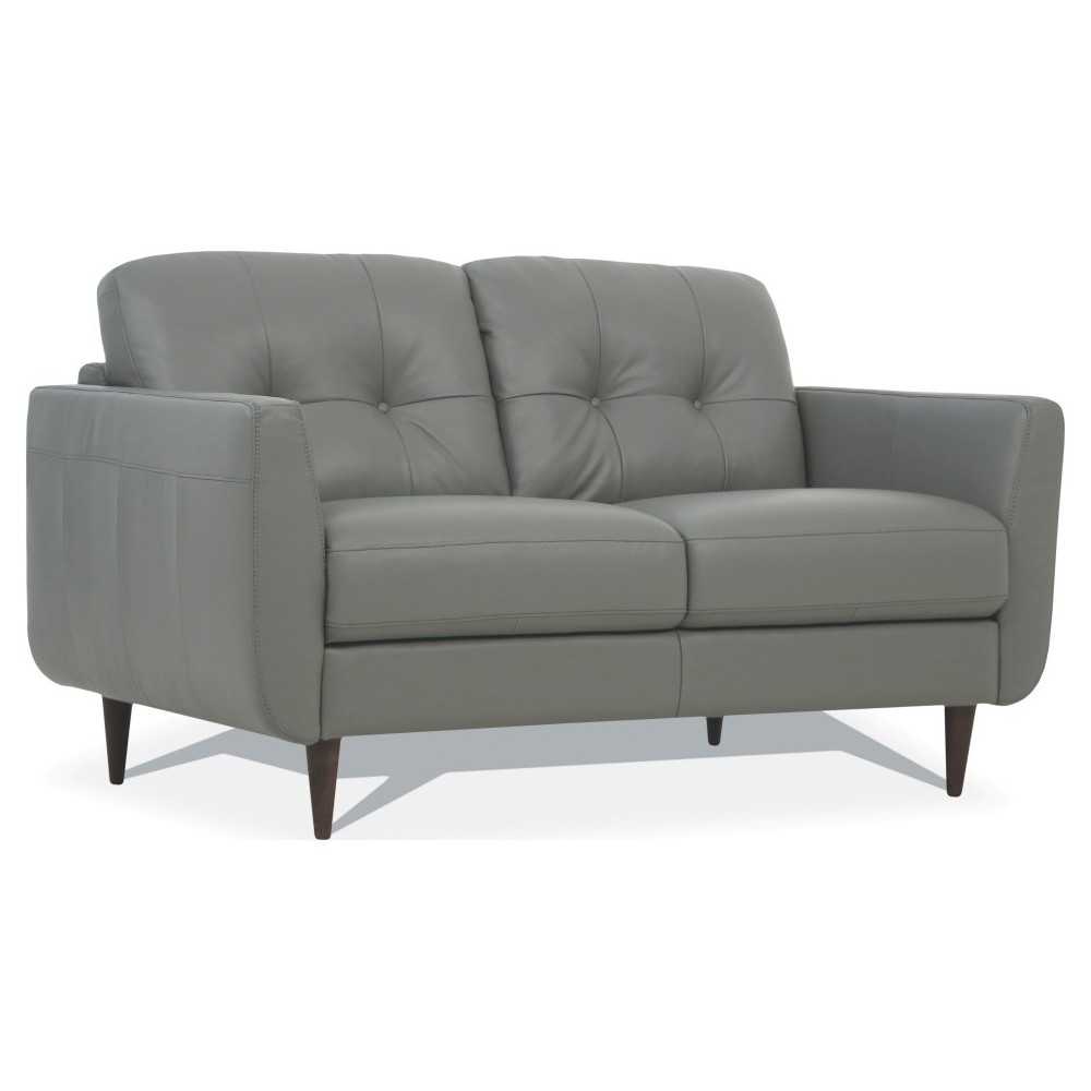 ACME Radwan Loveseat, Pesto Green Leather