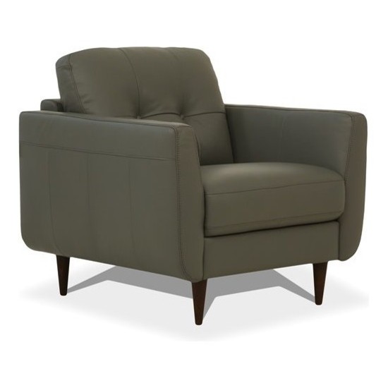 ACME Radwan Chair, Pesto Green Leather