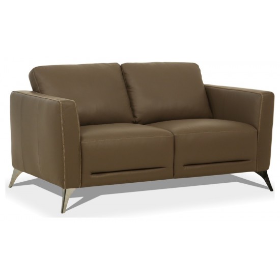 ACME Malaga Loveseat, Taupe Leather