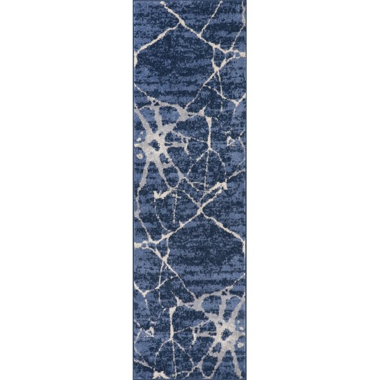 Calvin Klein River Flow RFV05 Runner Rug, Blue, 2'3" x 7'3"