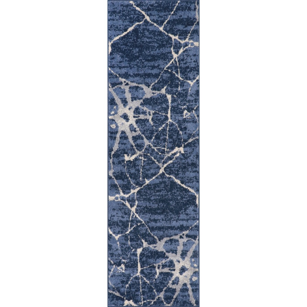 Calvin Klein River Flow RFV05 Runner Rug, Blue, 2'3" x 7'3" Calvin Klein River Flow RFV05 Runner Rug, Blue, 2'3" x 7'3"