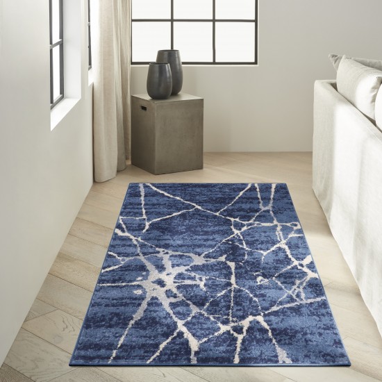 Calvin Klein River Flow RFV05 Area Rug, Blue, 3'2" x 5'