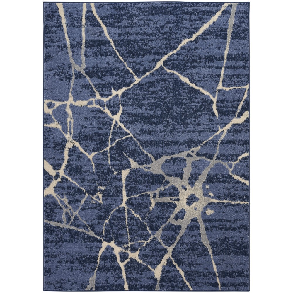 Calvin Klein River Flow RFV05 Area Rug, Blue, 5'3" x 7'3"