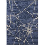 Calvin Klein River Flow RFV05 Area Rug, Blue, 7'10" x 9'10"