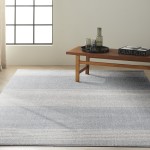 Calvin Klein River Flow RFV06 Area Rug, Grey, 5'3" x 7'3"