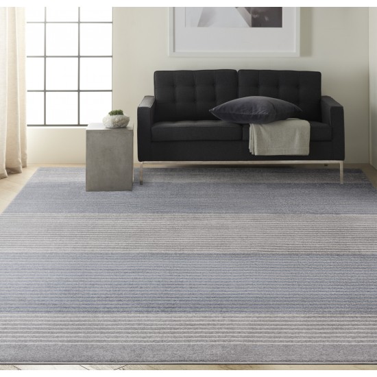 Calvin Klein River Flow RFV06 Area Rug, Grey, 7'10" x 9'10"