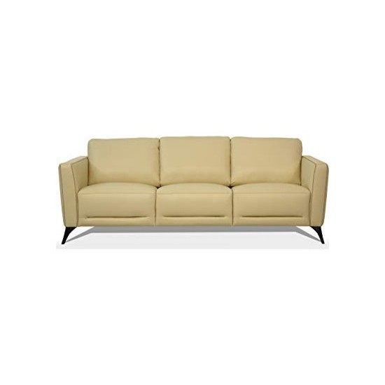 ACME Malaga Sofa, Cream Leather