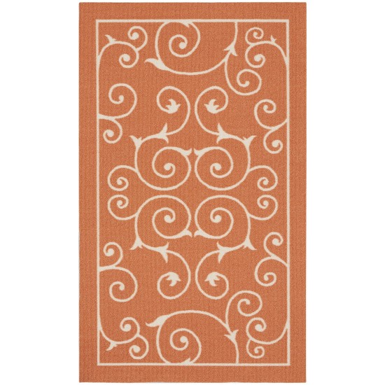 Nourison Home & Garden RS019 Area Rug, Orange, 2'3" x 3'9"