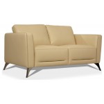 ACME Malaga Loveseat, Cream Leather