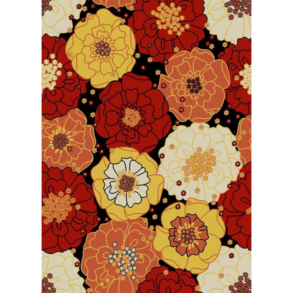 Nourison Home & Garden RS021 Area Rug, Black, 7'9" x 10'10"