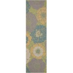 Nourison Home & Garden RS021 Runner Rug, Green, 2'3" x 8'