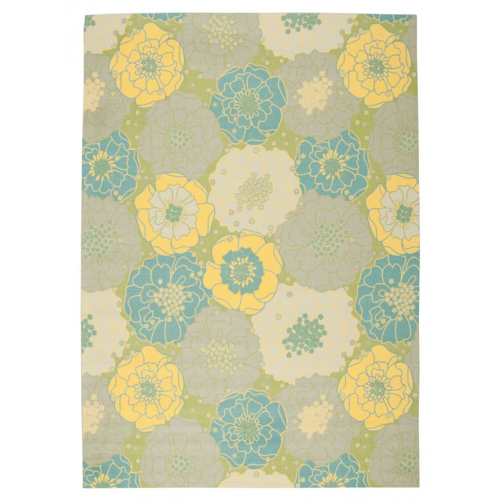 Nourison Home & Garden RS021 Area Rug, Green, 7'9" x 10'10"