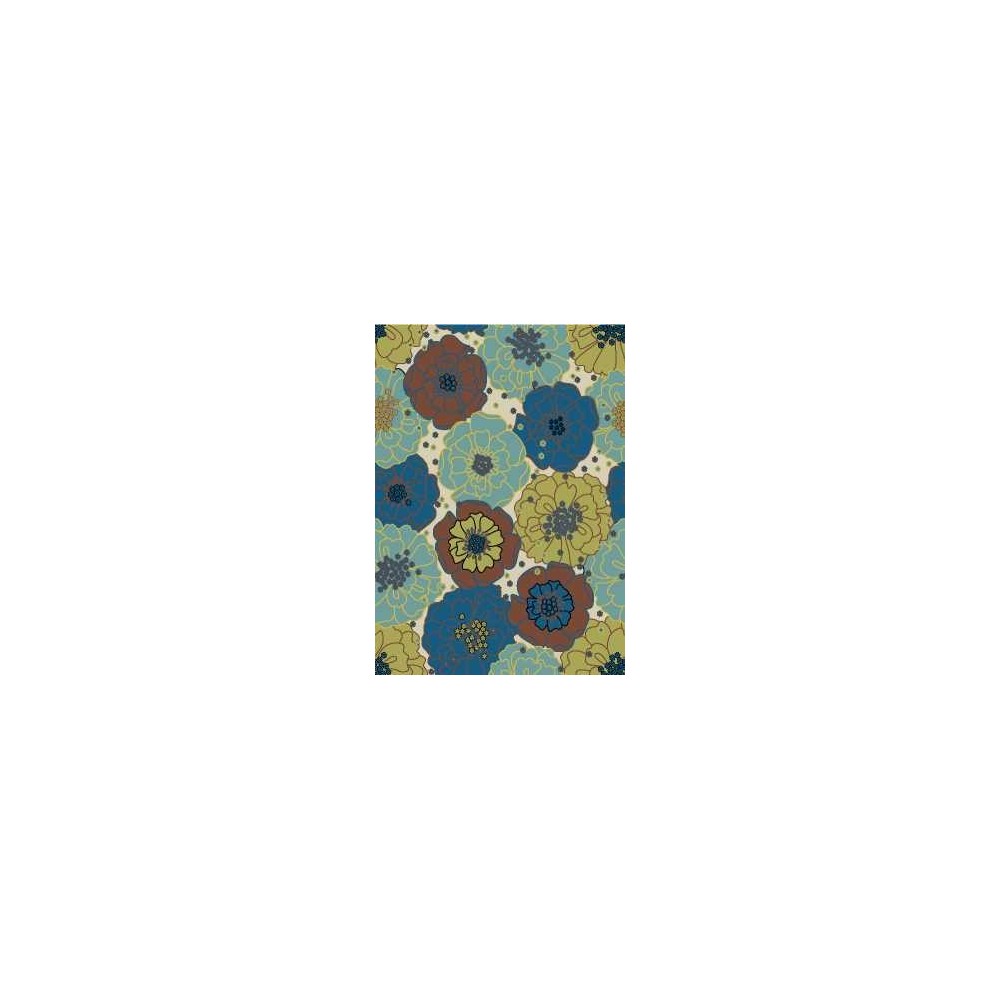 Nourison Home & Garden RS021 Area Rug, Light Blue, 10' x 13'