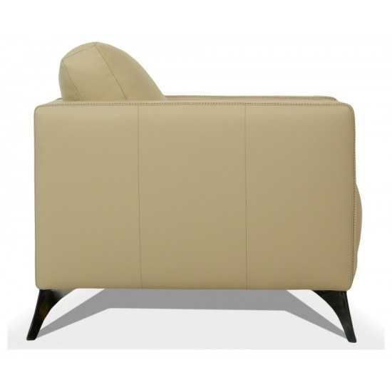 ACME Malaga Chair, Cream Leather