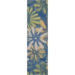 Nourison Home & Garden RS022 Runner Rug, Blue, 2'3" x 8'