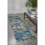 Nourison Home & Garden RS022 Runner Rug, Blue, 2'3" x 8'