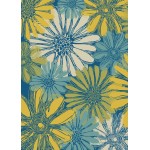 Nourison Home & Garden RS022 Area Rug, Blue, 4'3" x 6'3"