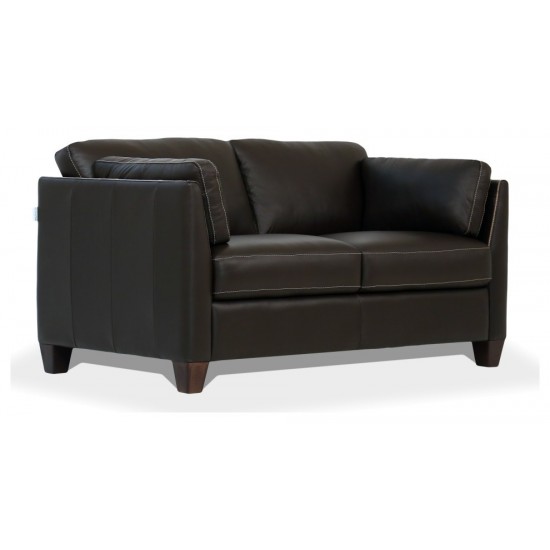 ACME Matias Loveseat, Chocolate Leather