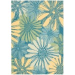 Nourison Home & Garden RS022 Area Rug, Blue, 7'9" x 10'10"