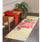 Nourison Home & Garden RS022 Runner Rug, Green, 2'3" x 8'