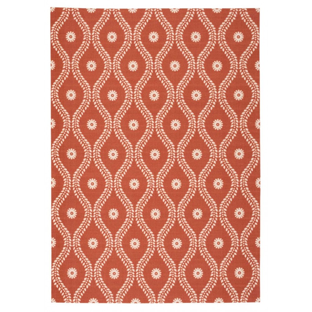 Nourison Home & Garden RS085 Area Rug, Rust, 5'3" x 7'5"